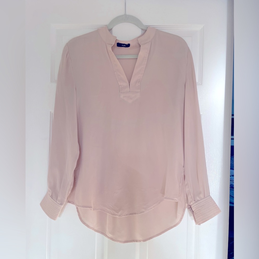 Ruti sheer silk blouse